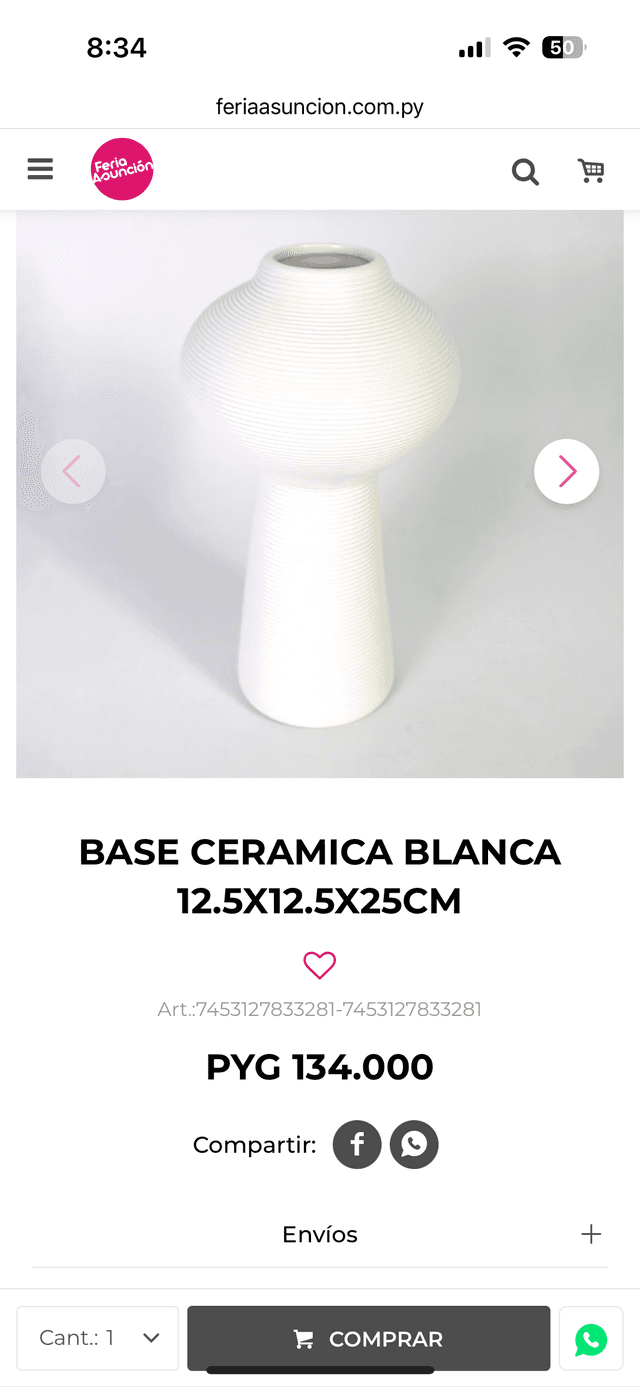 Florero pequeño